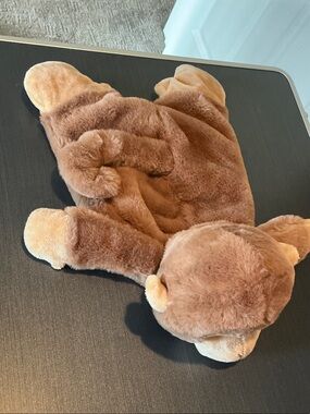 NWOT Brown Plush Monkey Comfort Lovey for Kids - Soft Security Blanket